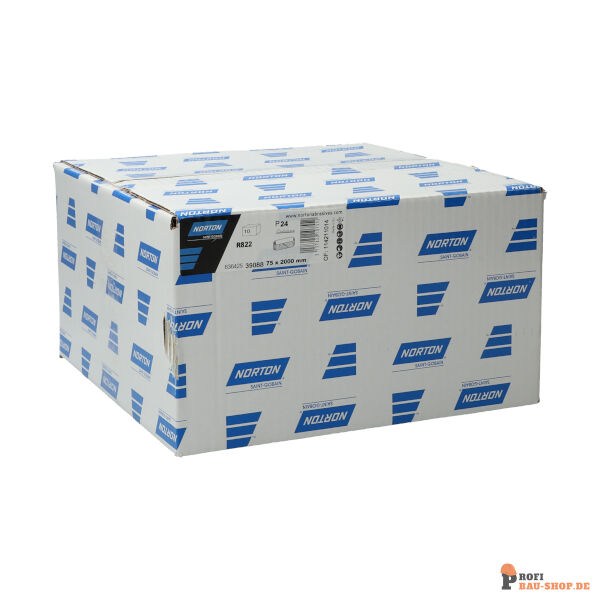 nortonschleifmittel/NORTON_schleifmittel_63642539088 Narrow Belts Norton R822 75.00x2000 Grit 24_140778